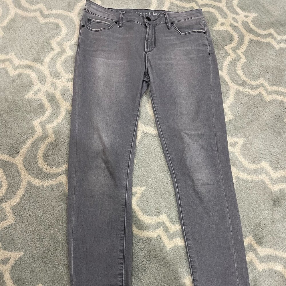 Grey Articles of Society Skinny Jeans Size 27